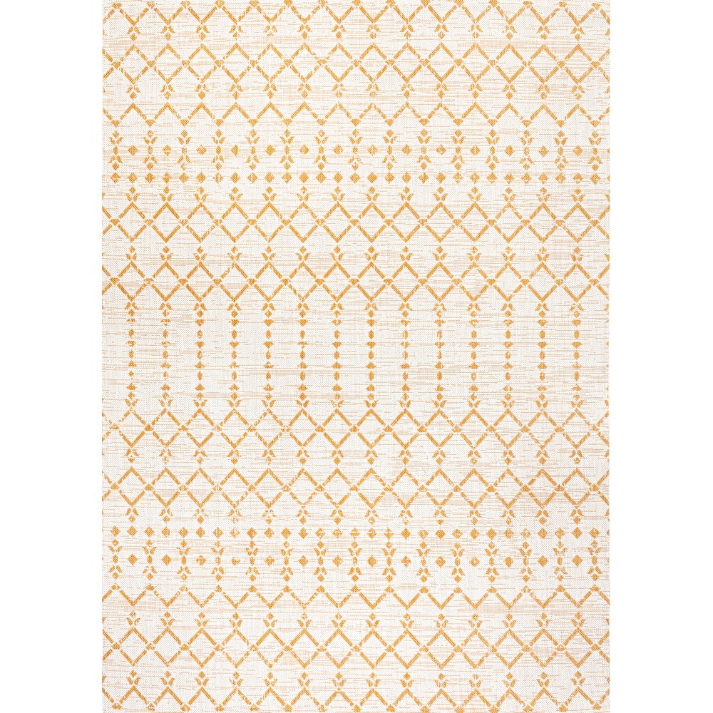 Dean Moroccan Geometric Textured Weave Indoor/outdoor Area Rug