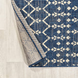 Dean Moroccan Geometric Textured Weave Indoor/outdoor Rug