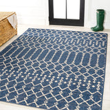Dean Moroccan Geometric Textured Weave Indoor/outdoor Rug