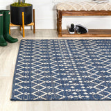 Dean Moroccan Geometric Textured Weave Indoor/outdoor Rug