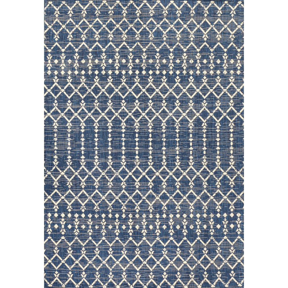 Dean Moroccan Geometric Textured Weave Indoor/outdoor Rug