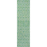 Dean Moroccan Geometric Textured Weave Indoor/outdoor Runner Rug