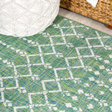 Dean Moroccan Geometric Textured Weave Indoor/outdoor Rug