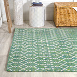 Dean Moroccan Geometric Textured Weave Indoor/outdoor Rug