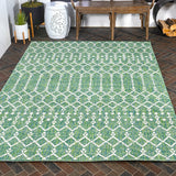 Dean Moroccan Geometric Textured Weave Indoor/outdoor Rug
