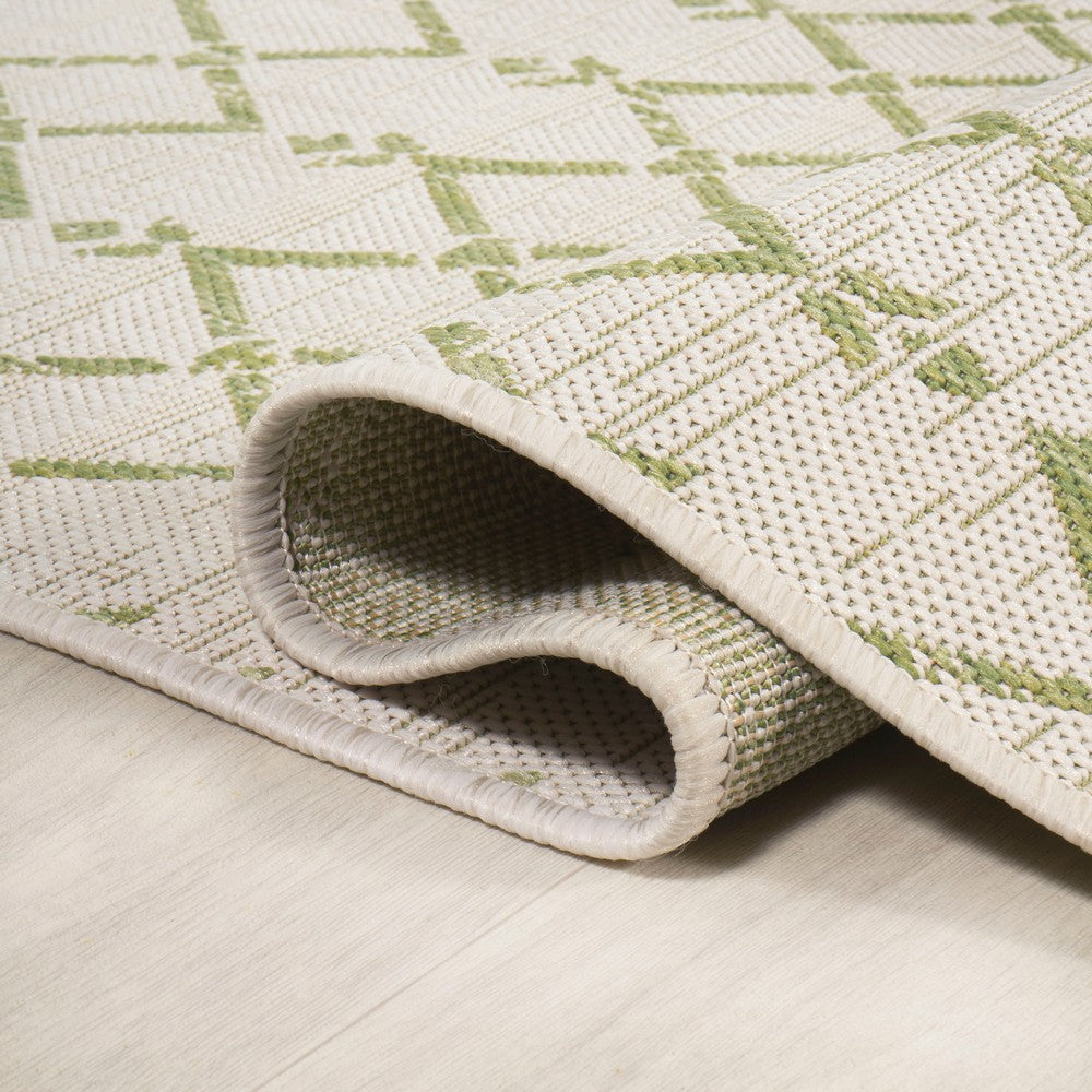 Dean Moroccan Geometric Textured Weave Indoor/outdoor Rug