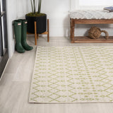 Dean Moroccan Geometric Textured Weave Indoor/outdoor Rug