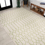 Dean Moroccan Geometric Textured Weave Indoor/outdoor Rug