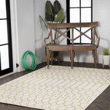 Dean Moroccan Geometric Textured Weave Indoor/outdoor Rug