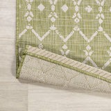 Dean Moroccan Geometric Textured Weave Indoor/outdoor Rug