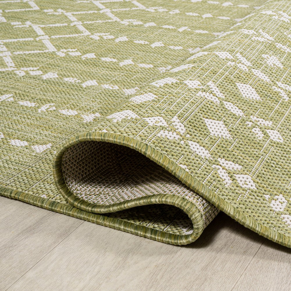 Dean Moroccan Geometric Textured Weave Indoor/outdoor Rug