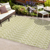 Dean Moroccan Geometric Textured Weave Indoor/outdoor Rug