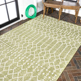 Dean Moroccan Geometric Textured Weave Indoor/outdoor Rug