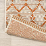Dean Moroccan Geometric Textured Weave Indoor/outdoor Rug