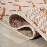 Dean Moroccan Geometric Textured Weave Indoor/outdoor Square Rug