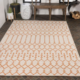 Dean Moroccan Geometric Textured Weave Indoor/outdoor Rug
