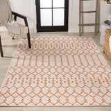 Dean Moroccan Geometric Textured Weave Indoor/outdoor Rug