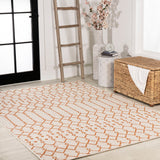 Dean Moroccan Geometric Textured Weave Indoor/outdoor Rug