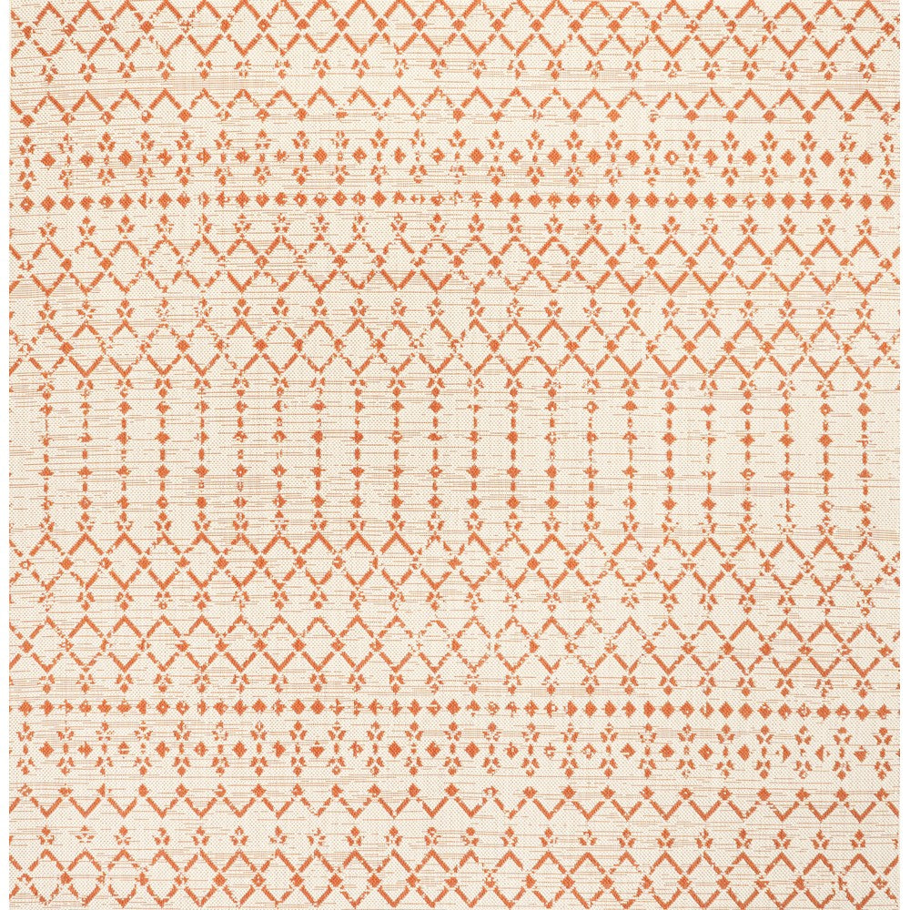 Dean Moroccan Geometric Textured Weave Indoor/outdoor Square Rug