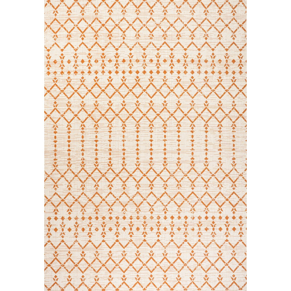 Dean Moroccan Geometric Textured Weave Indoor/outdoor Rug