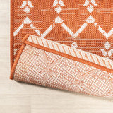 Dean Moroccan Geometric Textured Weave Indoor/outdoor Rug