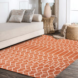 Dean Moroccan Geometric Textured Weave Indoor/outdoor Rug