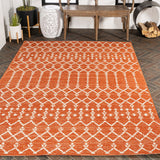 Dean Moroccan Geometric Textured Weave Indoor/outdoor Rug