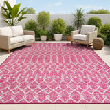 Dean Moroccan Geometric Textured Weave Indoor/outdoor Rug