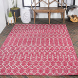 Dean Moroccan Geometric Textured Weave Indoor/outdoor Rug