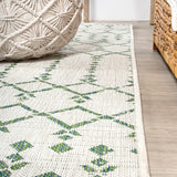 Dean Moroccan Geometric Textured Weave Indoor/outdoor Rug