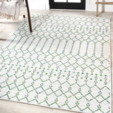 Dean Moroccan Geometric Textured Weave Indoor/outdoor Rug