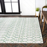 Dean Moroccan Geometric Textured Weave Indoor/outdoor Rug