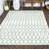 Dean Moroccan Geometric Textured Weave Indoor/outdoor Rug