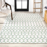 Dean Moroccan Geometric Textured Weave Indoor/outdoor Rug