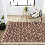 Matthews Moroccan Trellis Textured Weave Indoor/outdoor Area Rug