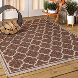 Matthews Moroccan Trellis Textured Weave Indoor/outdoor Area Rug