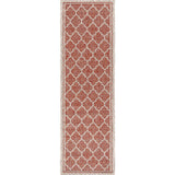 Matthews Moroccan Trellis Textured Weave Indoor/outdoor Runner Rug
