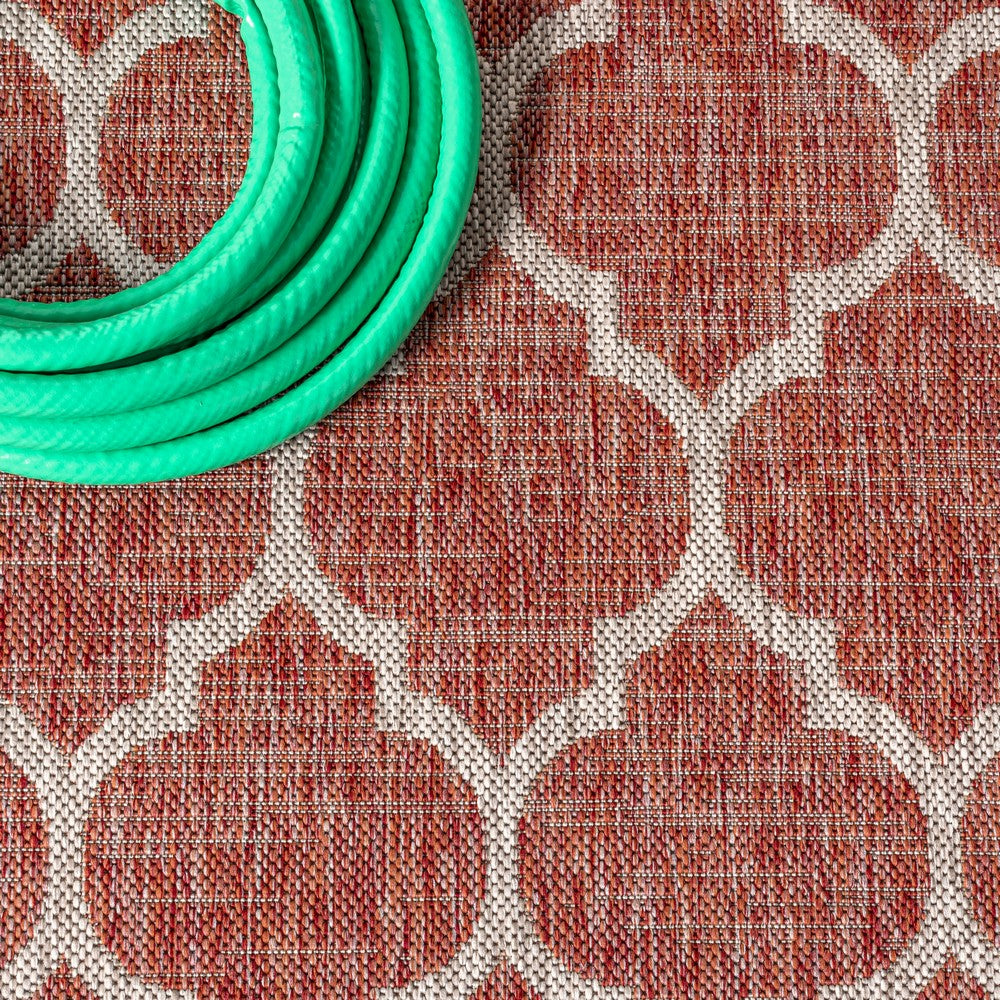 Matthews Moroccan Trellis Textured Weave Indoor/outdoor Area Rug
