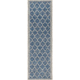 Matthews Moroccan Trellis Textured Weave Indoor/outdoor Runner Rug
