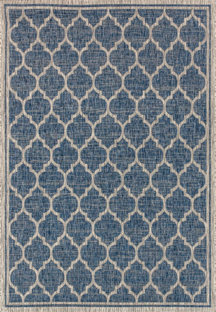 Matthews Moroccan Trellis Textured Weave Indoor/outdoor Area Rug