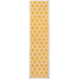 Matthews Moroccan Trellis Textured Weave Indoor/outdoor Runner Rug