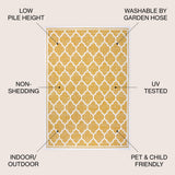 Matthews Moroccan Trellis Textured Weave Indoor/outdoor Area Rug