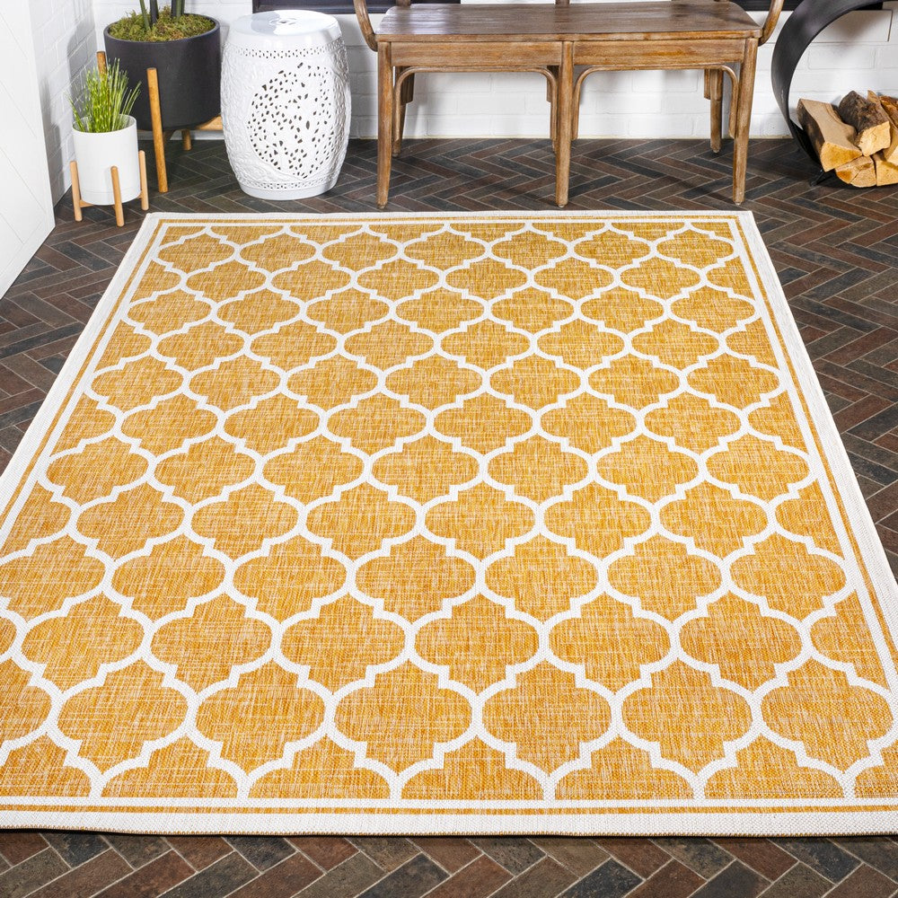 Matthews Moroccan Trellis Textured Weave Indoor/outdoor Area Rug
