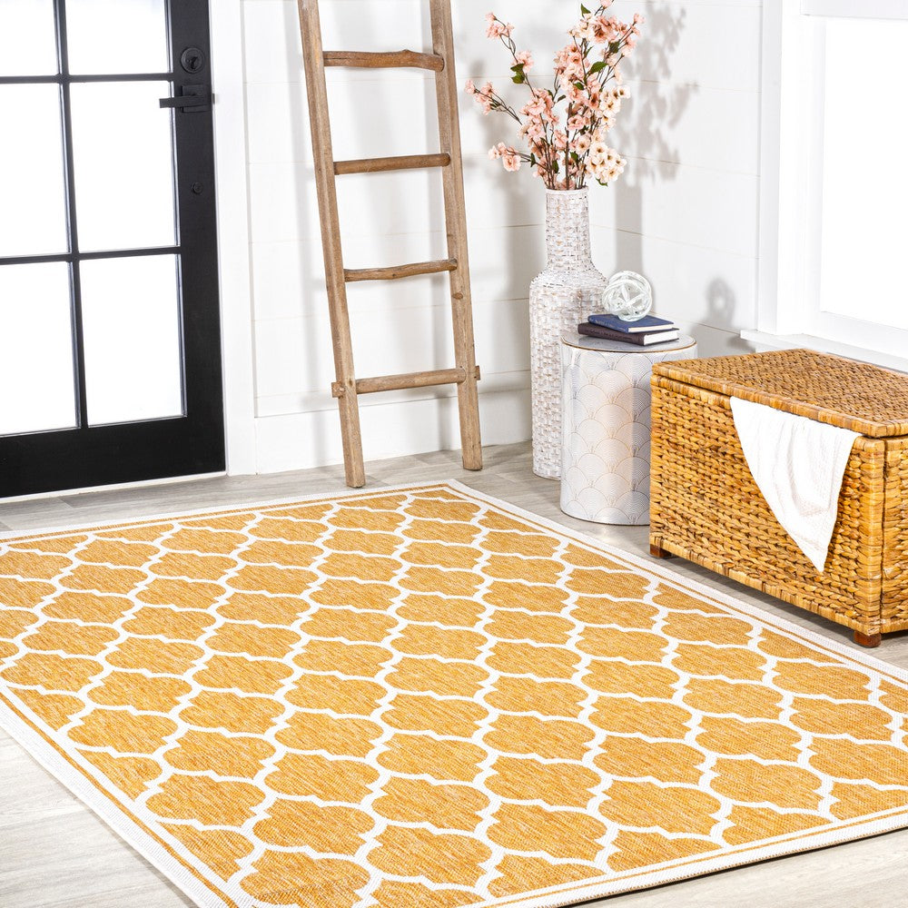 Matthews Moroccan Trellis Textured Weave Indoor/outdoor Area Rug