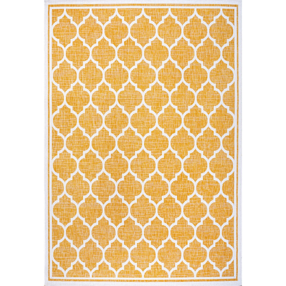Matthews Moroccan Trellis Textured Weave Indoor/outdoor Area Rug