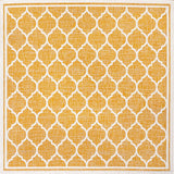 Matthews Moroccan Trellis Textured Weave Indoor/outdoor Square Rug