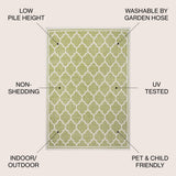 Matthews Moroccan Trellis Textured Weave Indoor/outdoor Area Rug