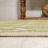 Matthews Moroccan Trellis Textured Weave Indoor/outdoor Square Rug