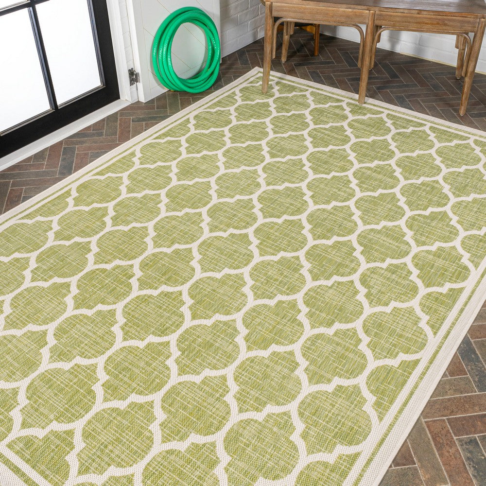 Matthews Moroccan Trellis Textured Weave Indoor/outdoor Area Rug