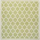 Matthews Moroccan Trellis Textured Weave Indoor/outdoor Square Rug